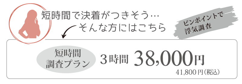 浮気調査初回サービス格安プラン